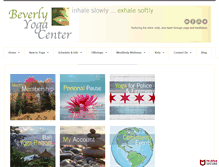 Tablet Screenshot of beverlyyogacenter.com